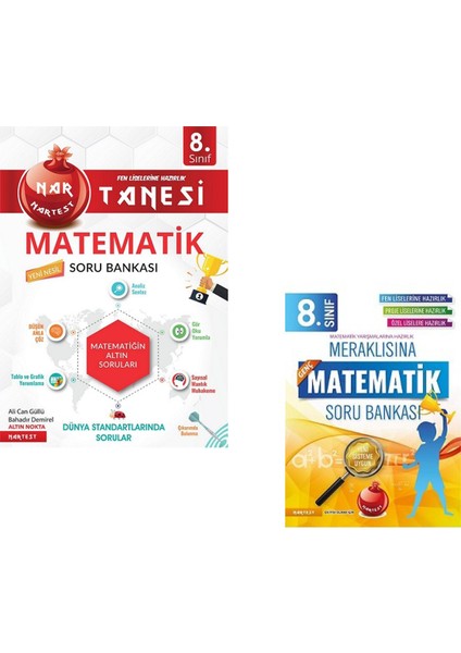 8. Sınıf Nar Tanesi ve Meraklısına Genç Matematik Soru Bankası