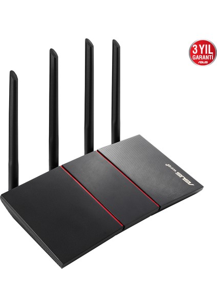 ASUS RT-AX55 WIFI6 Dual Band Extendable Router-AX1800-4G 5G Mobile Tethering-AiProtection