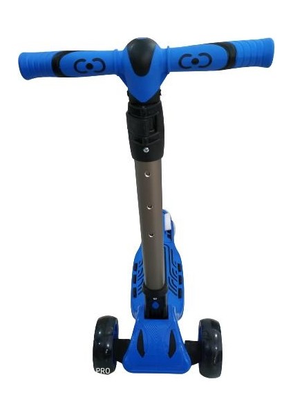 Furkan Toys Cool Wheels LED Işıklı Katlamalı 3 Tekerlekli Twist Çocuk Scooter - Mavi