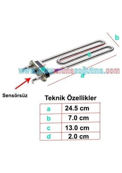 Sarcool Çamaşır Makinesi Rezistans