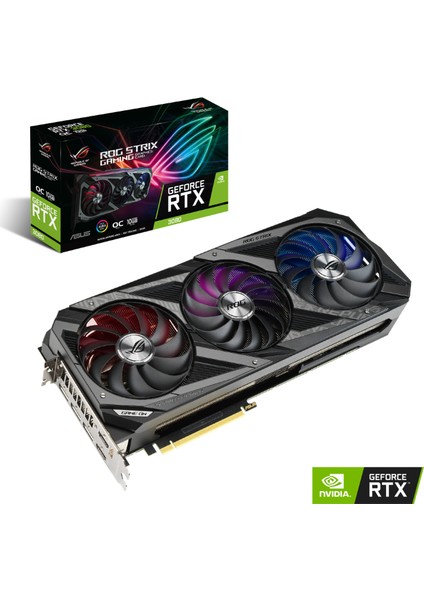 GeForce RTX 3080 OC 10GB 320Bit GDDR6X (DX12) PCI-Express 4.0 Ekran Kartı (ROG-STRIX-RTX 3080-O10G-GAMING)