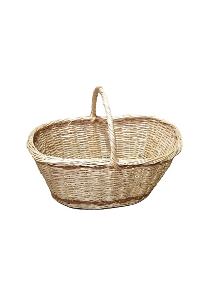 Hasır Bambu Piknik Sepeti