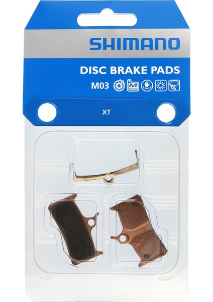 Disk Fren Balatası Metal M03 Yay/Pim dahil XT