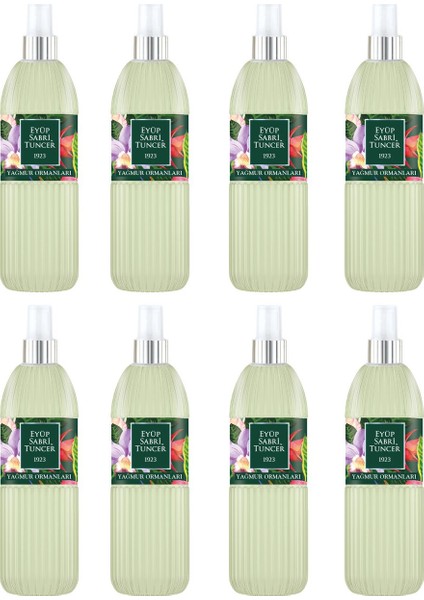 Yağmur Ormanları 150 ml Sprey Kolonya - Pet Şişe 8 Adet