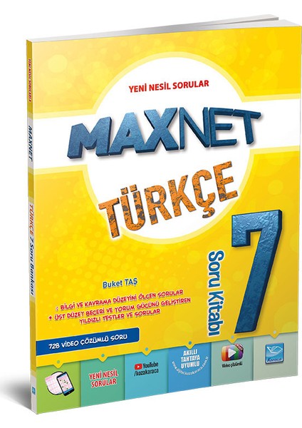 Maxnet 7. Sınıf Türkçe Soru Kitabı