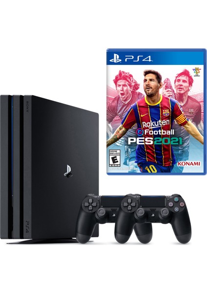Playstation 4 Pro + 2.Dualshock + PS4 Pes 2021