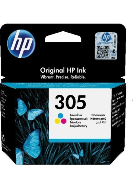 Hp 305 Renkli Mürekkep Kartuşu 3YM60AE