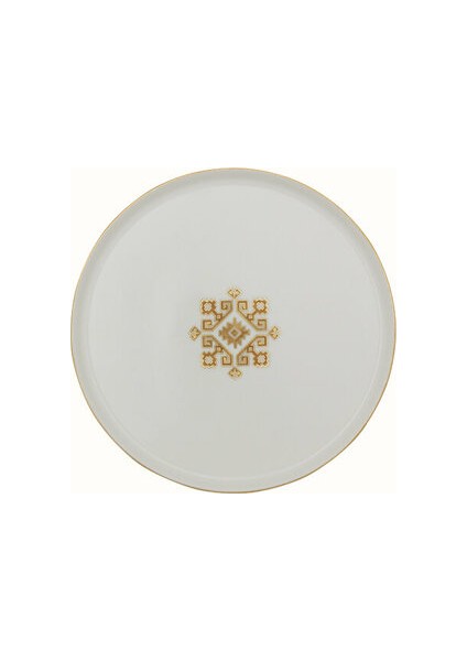 Arabesque Desen Düz Tabak 21cm