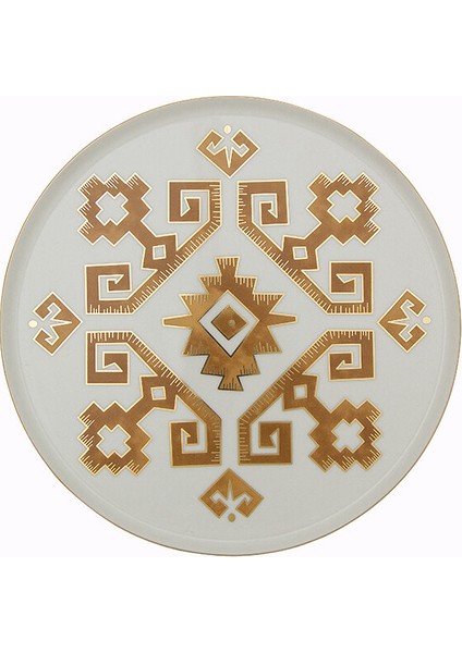 Arabesque Desen Düz Tabak 27cm