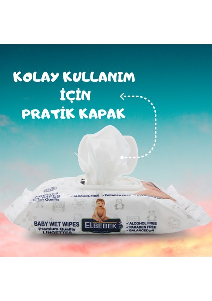 Islak Havlu Mendil 24 x 72'li 1728 Yaprak