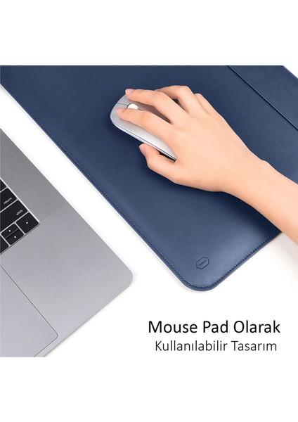 MacBook Air Pro Laptop Çantası Kadın Erkek Deri El Çantası 15inc NoteBook Kılıfı A1707 A1990 Uyumlu