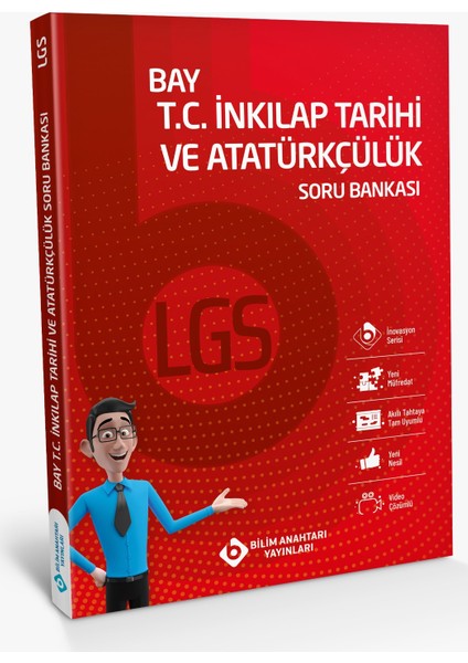 Bilim Anahtarı Yayınları LGS T.c. Inkılap Tarihi ve Atatürkçülük Soru Bankası