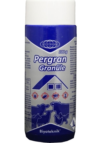 Pergran Granüle Kafes Kuşları Haşere Giderici 1000 gr