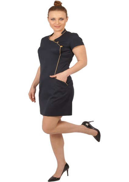 Emel Üniforma Estetisyen Kadın Elbise