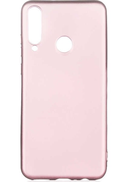 Huawei Y6P Kılıf Mat Premium Silikon Kılıf Rose