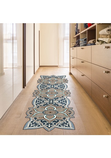 Begonvil Lazer Kesim Kaymaz Taban Dijital Baskı Halı ST600157KR07