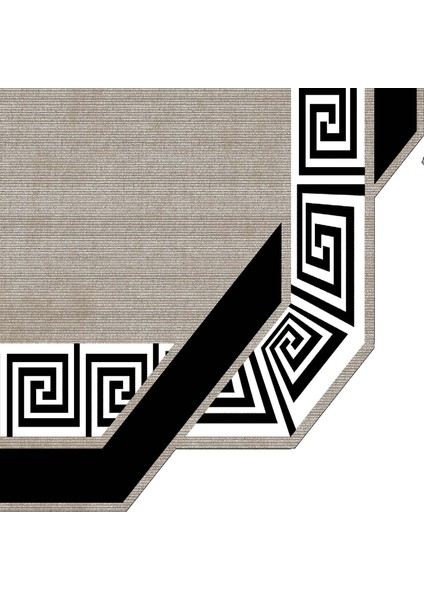 Fesleğen Lazer Kesim Kaymaz Taban Dijital Baskı Halı ST600182KR10 fırsatları