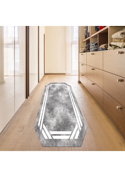 Gelincik Lazer Kesim Kaymaz Taban Dijital Baskı Halı ST600207GR07 fiyatları