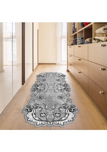 Karanfil Lazer Kesim Kaymaz Taban Dijital Baskı Halı ST600149GR03 fiyatları