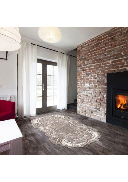 Karanfil Lazer Kesim Kaymaz Taban Dijital Baskı Halı ST600149KA10 fiyatları