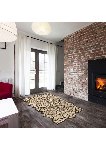 Kolyos Lazer Kesim Kaymaz Taban Dijital Baskı Halı ST600153KA10