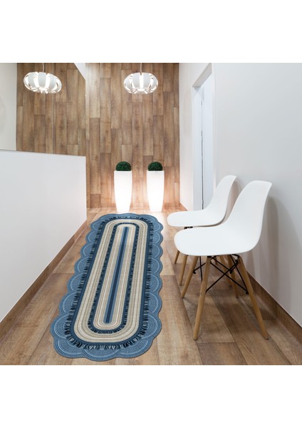 Lilyum Lazer Kesim Kaymaz Taban Dijital Baskı Halı ST600165MV08