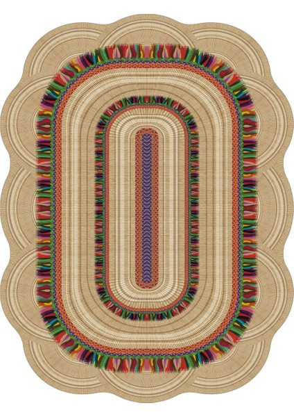 Lilyum Lazer Kesim Kaymaz Taban Dijital Baskı Halı ST600168VZ10 modelleri