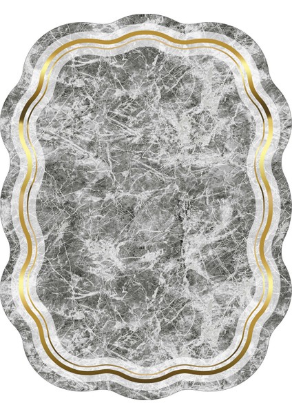 Menekşe Lazer Kesim Kaymaz Taban Dijital Baskı Halı ST600203GL05 fiyatları