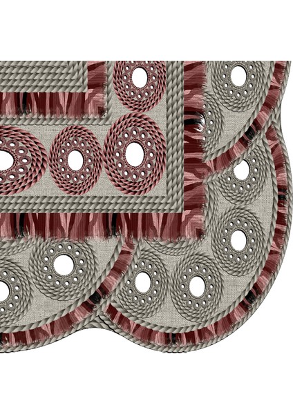 Sümbül Lazer Kesim Kaymaz Taban Dijital Baskı Halı ST600173KZ10 modelleri