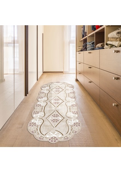 Yasemin Lazer Kesim Kaymaz Taban Dijital Baskı Halı ST600158BJ05 fiyatları