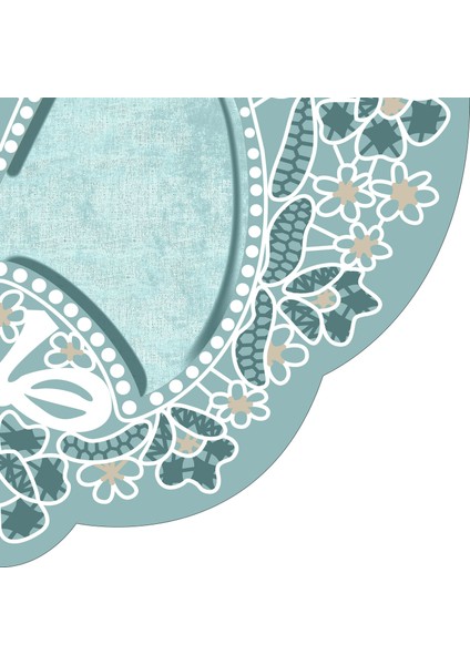 Yasemin Lazer Kesim Kaymaz Taban Dijital Baskı Halı ST600158MV10 fırsatları