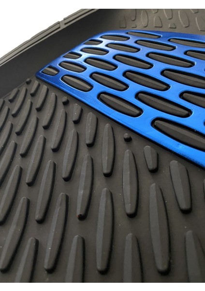 Peugeot 207 2006 2014 Paspas Derin Havuzlu Krom Mavi modelleri