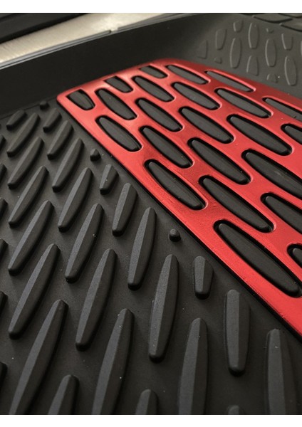 Volkswagen Touareg 2015 Sonrası Paspas Derin Havuzlu Krom Kırmızı indirimleri