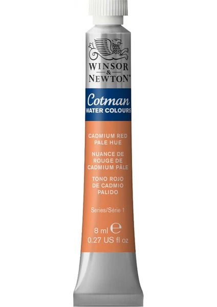 Winsor & Newton Cotman Sulu Boya 8 ml Cadmium Red Pale Hue