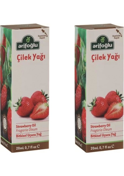 Çilek Yağı 20 ml + 20 ml 2 Li Set