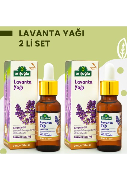 Lavanta Yağı 20 + 20 ml 2 Li Set