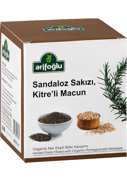 Sandaloz Sakızı Kitreli Macun 440 gr