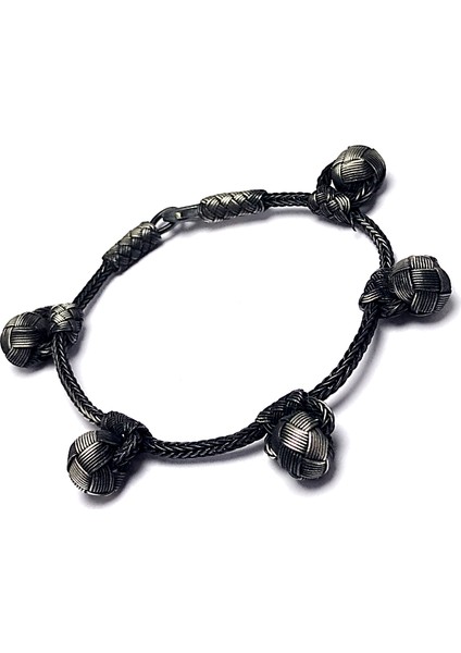 1000 Ayar Kazaziye Unisex Gümüş Bileklik