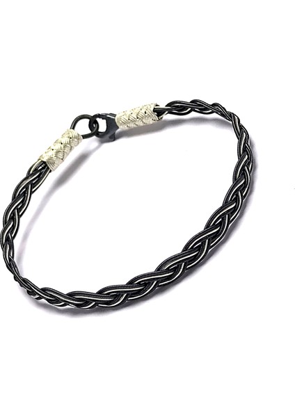 1000 Ayar Kazaziye Unisex Gümüş Bileklik