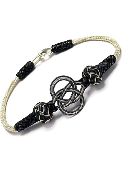 1000 Ayar Kazaziye Unisex Gümüş Bileklik
