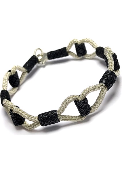 1000 Ayar Kazaziye Unisex Gümüş Bileklik