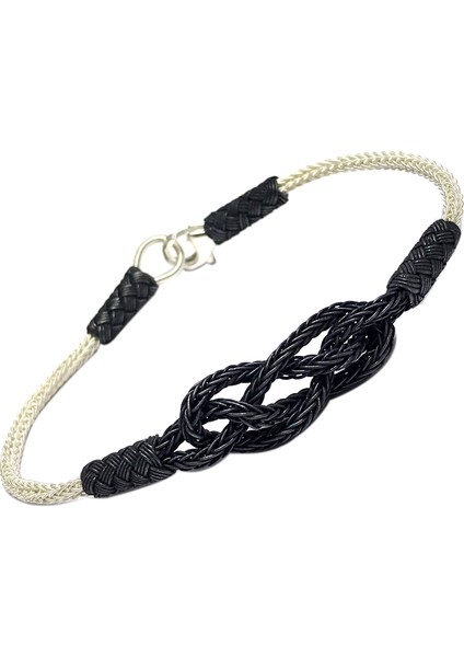 1000 Ayar Kazaziye Unisex Gümüş Bileklik