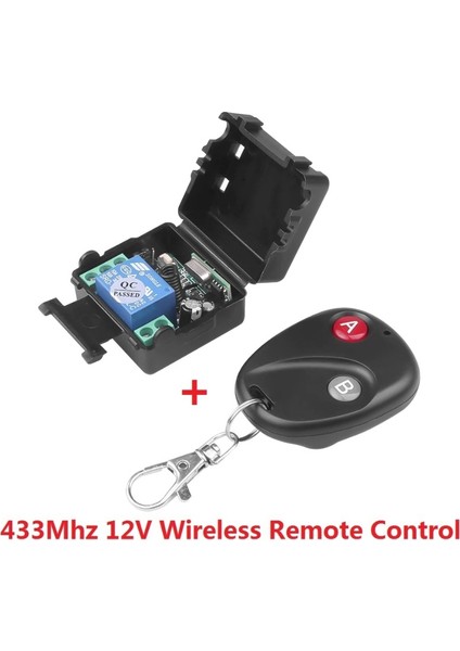 Rf Uzaktan Kumandalı Röle Kartı 433MHZ Garaj Kepenk Oto 12V 10A Alıcı Verici indirimleri