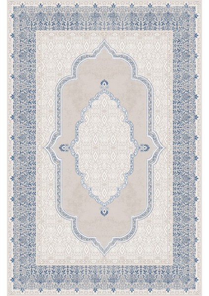 Halı Style 80 x 150 5026A Mavi Kemik