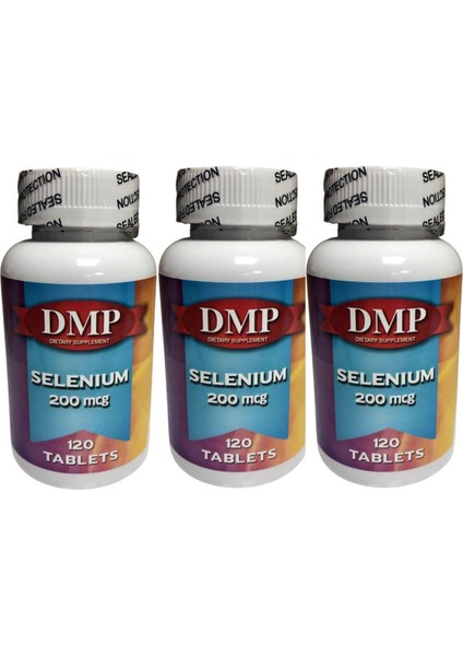 Selenium Selenyum 200 Mcg 3 Adet 120 Tablet