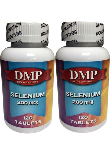 Selenyum 200 Mcg 120 Tablet Bitki Çayı 2 Adet