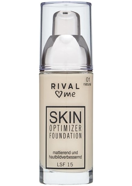 Rival Loves Me Fondöten Skin Optimizer No:01 Natural