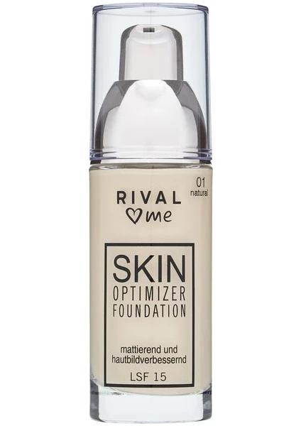 Rival Loves Me Fondöten Skin Optimizer No:01 Natural