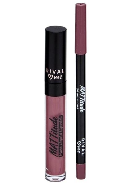 Rival Loves Me Ruj Likit Mat Kit No:04 Mattitude Urbanized