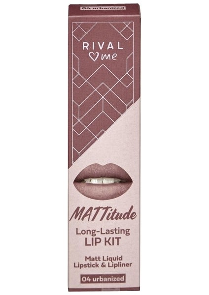 Rival Loves Me Ruj Likit Mat Kit No:04 Mattitude Urbanized
